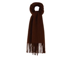 Hidzo Sjaal – Bruin – Dikke Zachte Wintersjaal – 240×40 cm – Lange Warme Sjaal voor Dames
