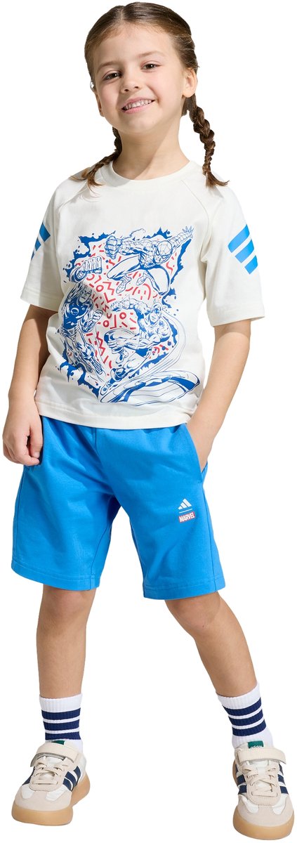 Adidas Sportswear Adidas Marvel Avengers T-Shirtset Kinderen Wit