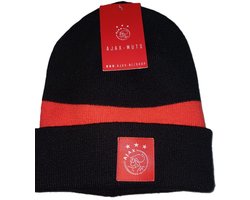 AFC Ajax | Muts zwart/rood | One size