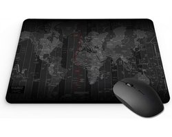 Gaming Muismat Wereldkaart - 35x25 cm