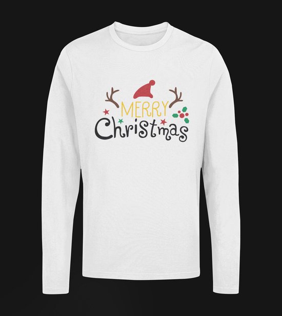 T-shirt homme pour Noël / Noël Tenues assorties en famille | Blanc | Taille XL