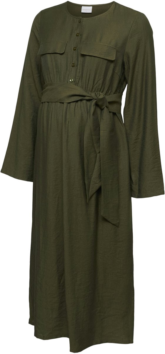 MAMALICIOUS - MLREGITZA LIA LS WO MIDI DRESS 2F - Dames - Mini jurken