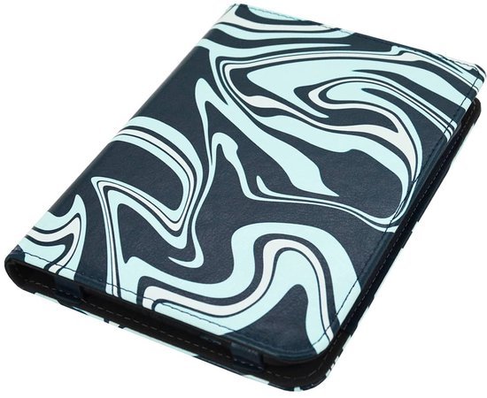 Luxe Hoesje - Sleepcover Geschikt voor Kobo Clara BW - Book Case Hoes Cover - Abstract Kleuren - ereader hoesje - cover van Luxe — afbeelding 5