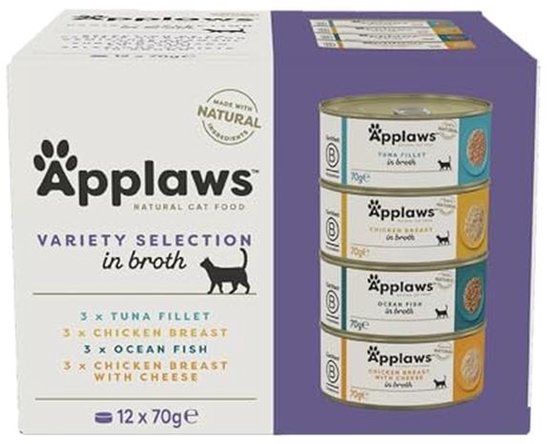 Croci Vibrisse Kattenvoer in gelei, tonijn en rundvlees, licht gestoomd, 1 x 70 g zak