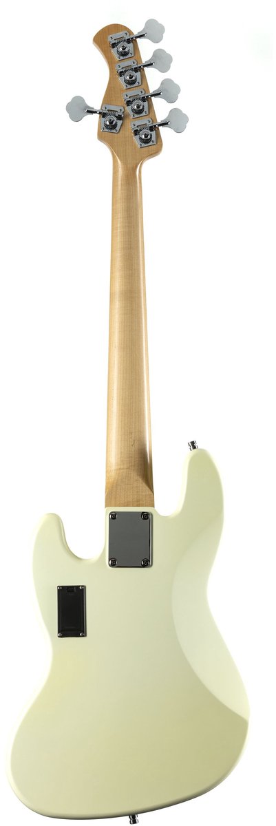 Fame Custom JB 5 Cream - Elektrische basgitaar