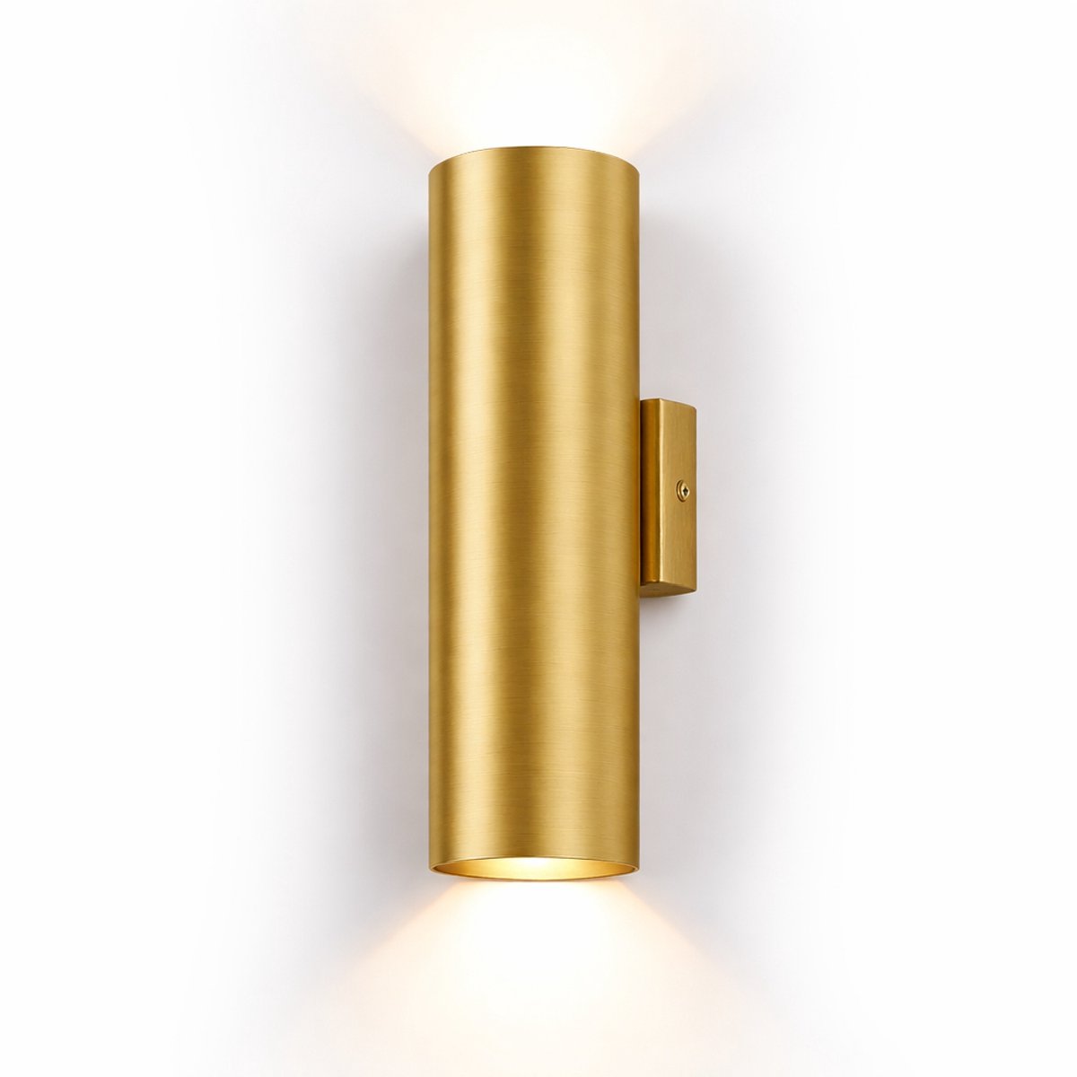 LED Wandlamp Goud - Aluminium - 12 W - 6000 K - IP54 - 20 cm