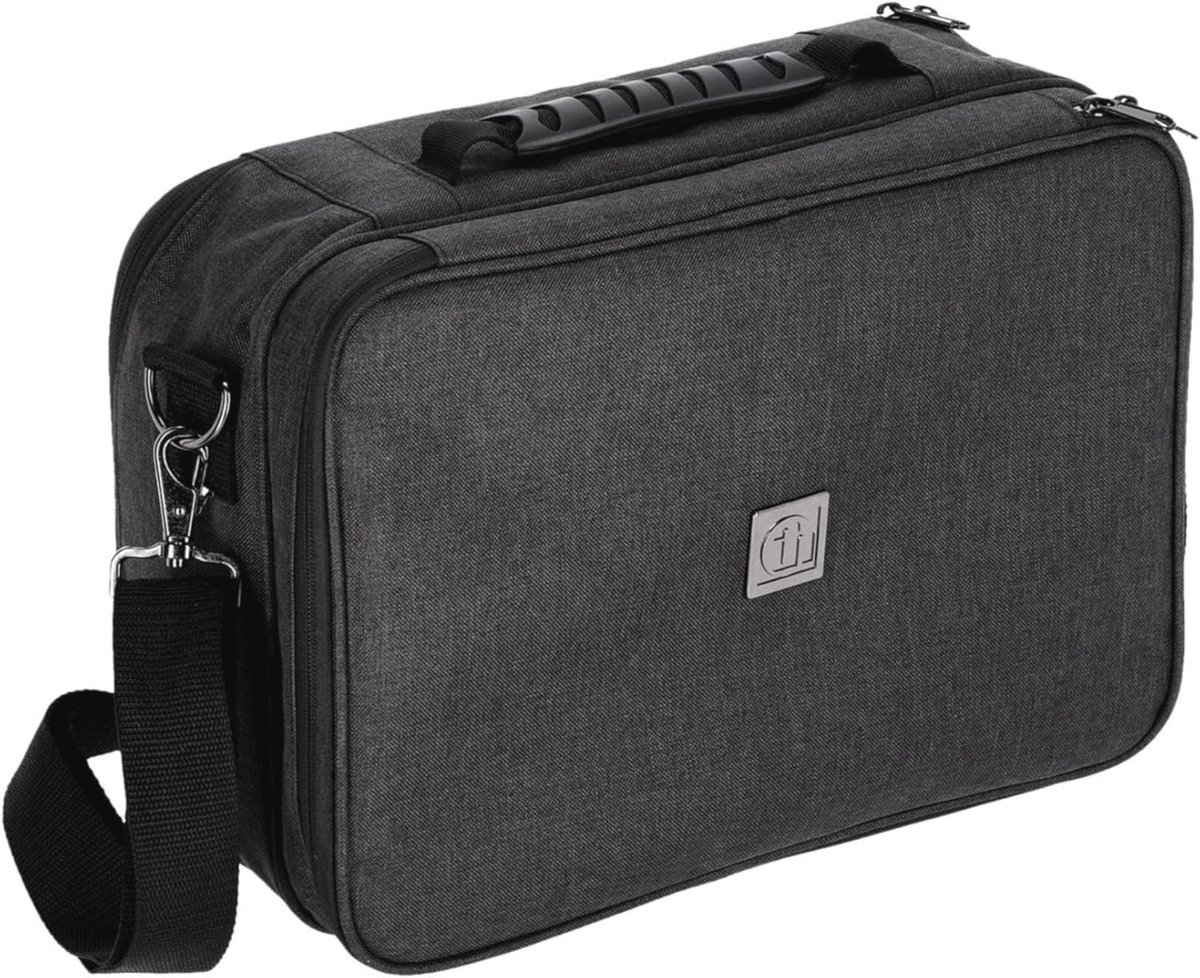 Padded Organiser Bag voor Kabels en Accessoires - Maat M 17 inch - Zwart
