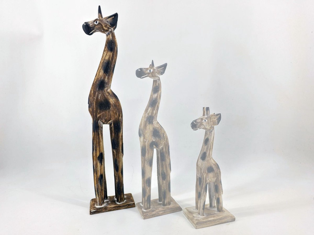 Girafe 40cm 40x12cm natural