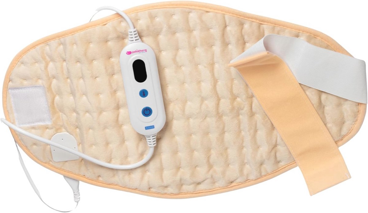 Elektrische Warmtepad voor Lendenen - 100 W, 53x28 cm, 3 Temperatuurstanden, Verstelbare Kleur
