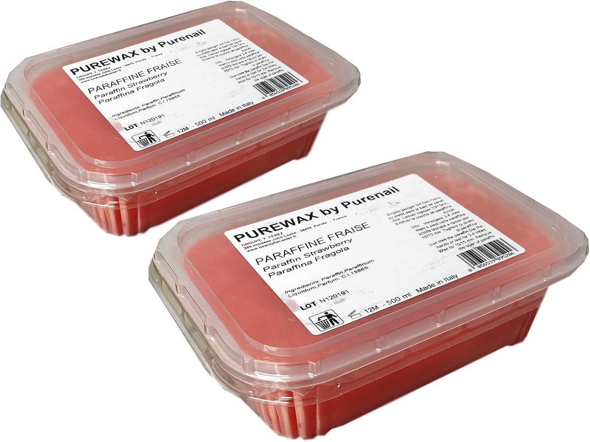Paraffine Paraffinebad voor Handverzorging 2x500ml - Hydraterende Handbehandeling