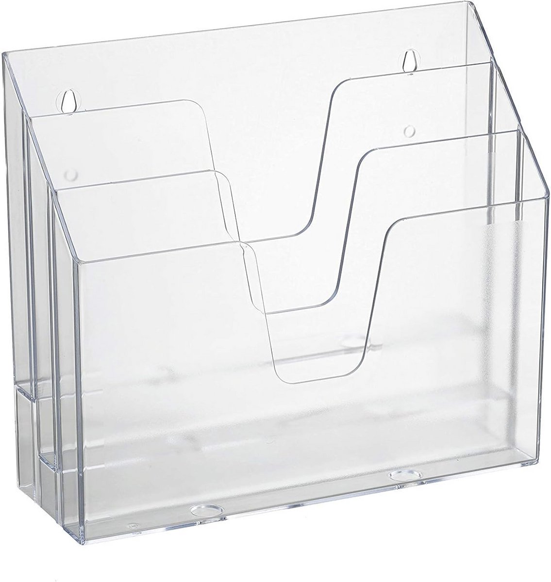 Horizontale Drill Organizer voor Documenten - 3 Vakken - Ideaal voor Kantoor en Thuis