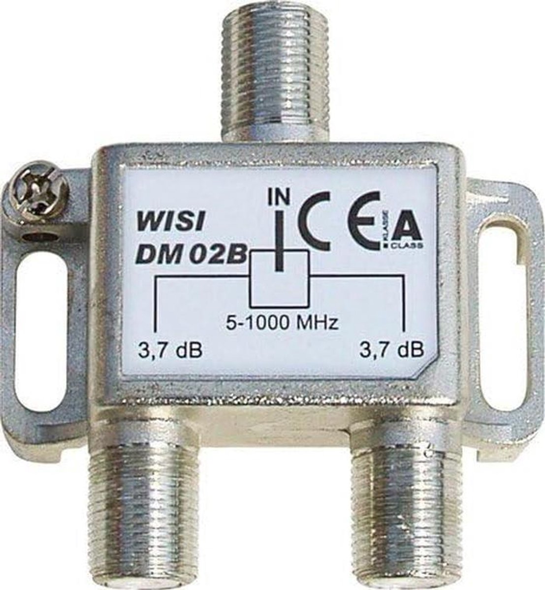 2-Weg Signaalverdeler 5-1000 MHz voor Televisie en Radio