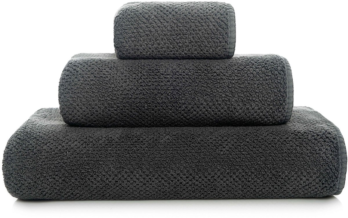 Sorema - Badlaken - Bee Waffle - Storm - 70x140cm