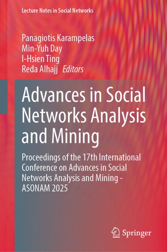 Lecture Notes in Social Networks- Advances in Social Network ... - cover