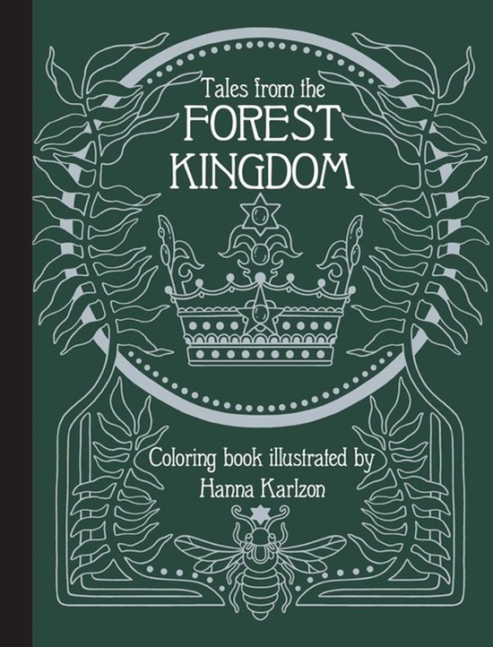 Tales From the Forest Kingdom Coloring Book - cover