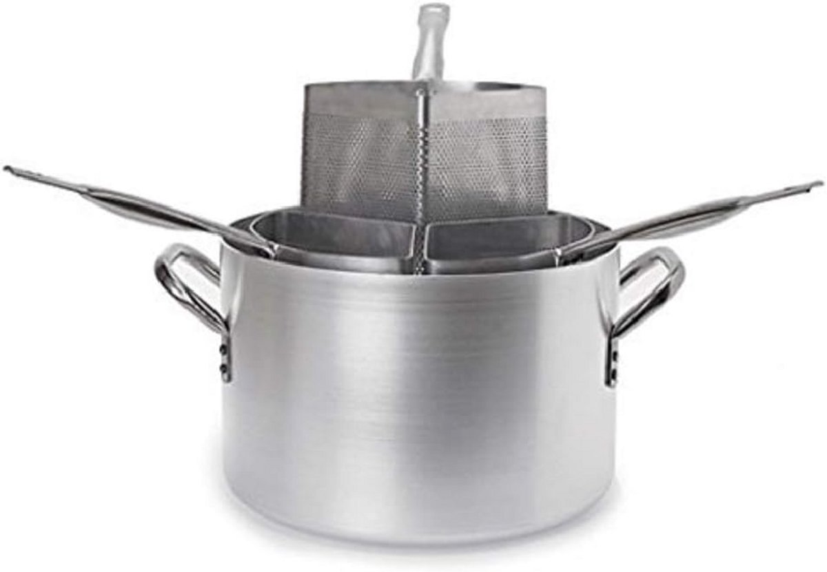 Hoge Pastapan 3-delig Geperforeerd 36 cm