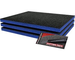 Shadow Foam gereedschapsorganisatie - blauw, 400x320mm, 100% polyethyleen