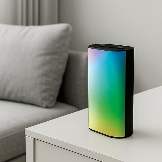 Deurbelset met draadloze ontvanger en LED paneel + Beldrukker met LED indicatielamp - 100 meter bereik - 32 melodieën - Zwart — afbeelding 2