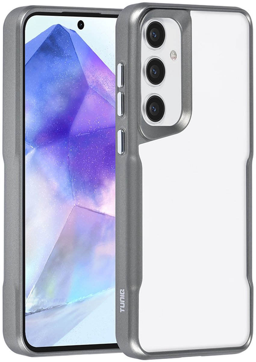 TUNIQ Galaxy A55 Back cover case - Silicone - Grey