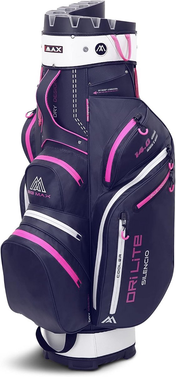 Stevige en Lichte Golf Cartbag met 14-voudige Binnenverdeling