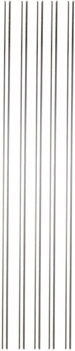 Herbruikbare Drinkrietjes 18" - Flexibele Rietjes voor Hoge Flessen - Vaatwasmachinebestendig - 10 Stuks