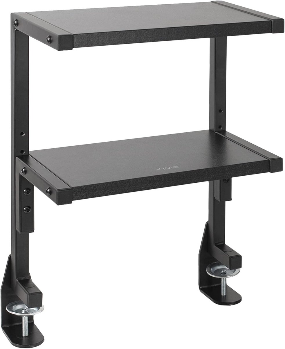 Klem-on 33cm Bureau Rek voor Tafelaccessoires en Gaming Apparatuur