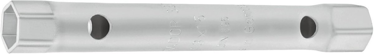 Buissteeksleutel 25 x 28 mm met Holle Schacht