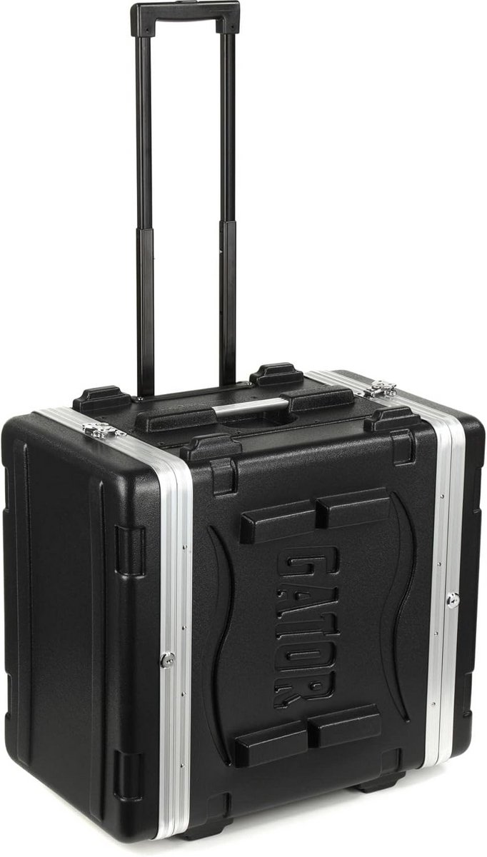 6U Audio Rack op Wieltjes - Robuuste Verrijdbare Rack Case voor Apparatuur