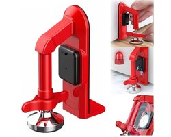 Deurstopper met alarm, 80 decibel, draagbaar, inbraakbestendig, eenvoudig te installeren, ideaal voor hotels en woningen.