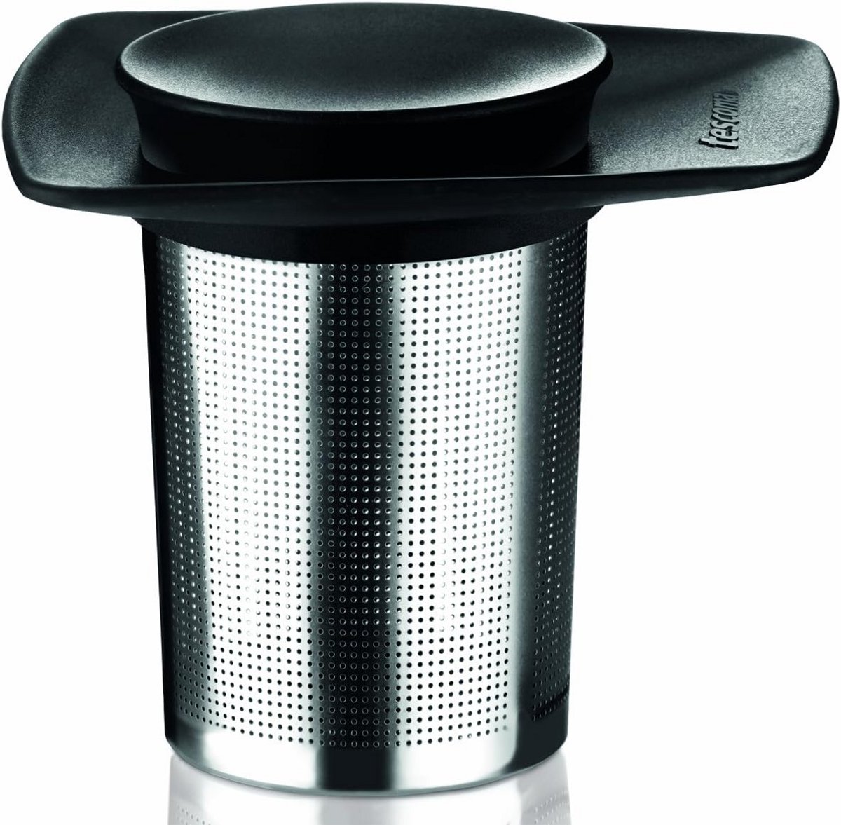 Theefilter met Deksel - RVS Zeef voor Losse Thee