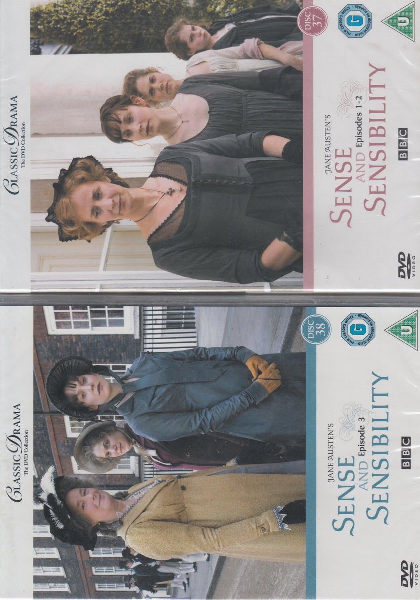 Klassiek Drama BBC DVD: Sense and Sensibility Afleveringen 1-3