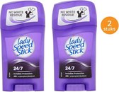 Lady Speed Stick Invisible Protection - Deodorant - Deodorant Vrouw - Deo - Anti Transpirant - Antiperspirant - 2 x 45g