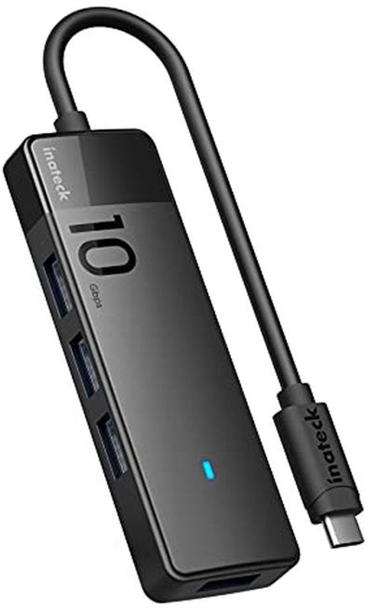 USB 3.2 Gen 2 USB-C naar USB Hub met 4 USB-A Poorten