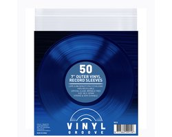 Vinyl Groove - 7” Outer Vinyl Record Sleeves 50 pcs / pack