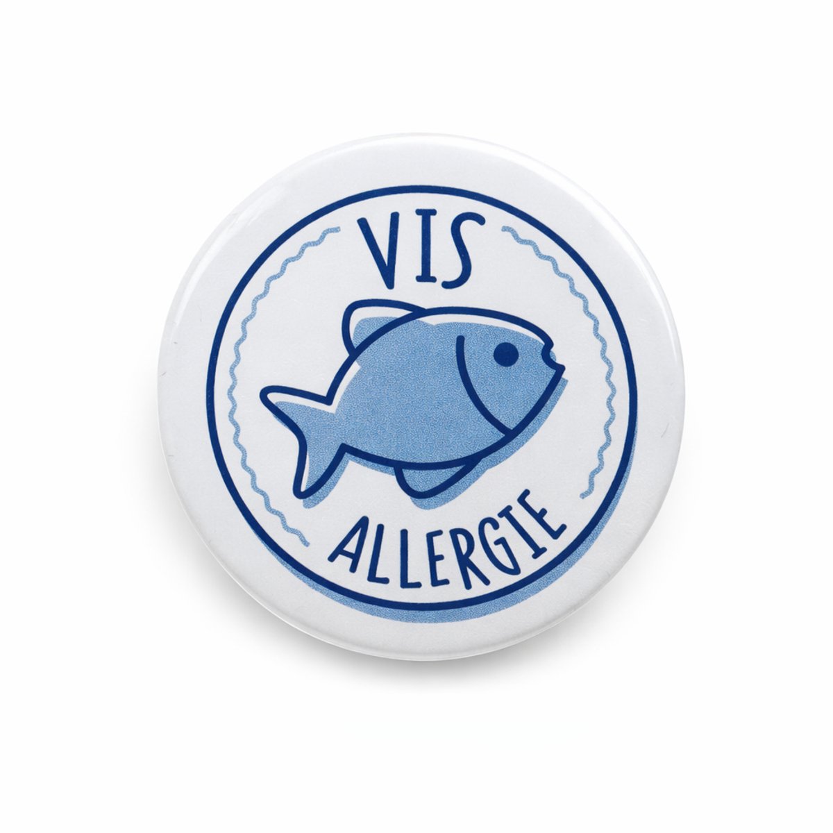 Button (met klem) vis allergie