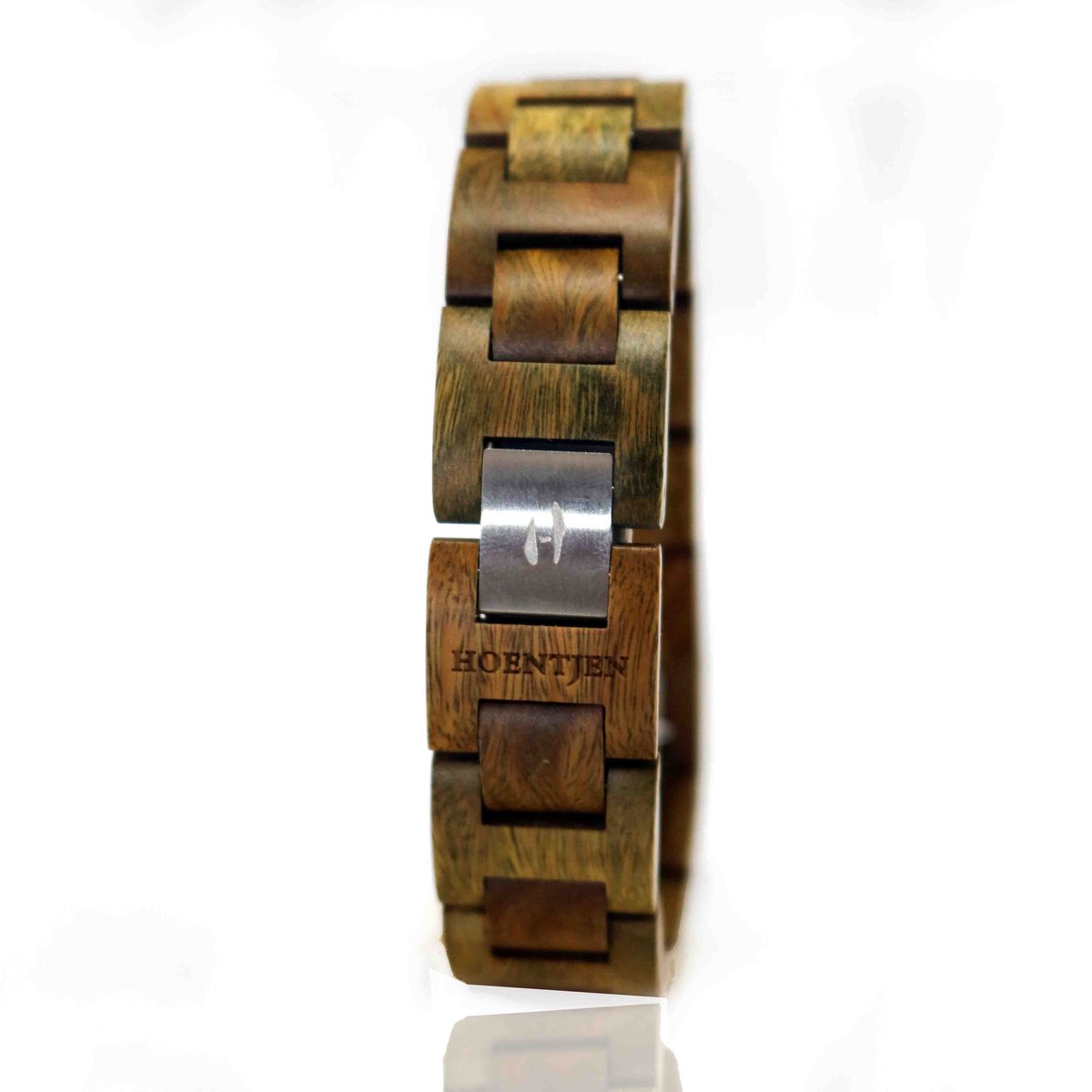Hoentjen, houten armband - Groen palissander, 18mm