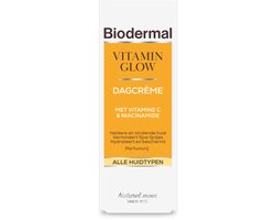 Biodermal Vitamin Glow Dagcrème met vitamine C - Gezichtsverzoring - 50 ml