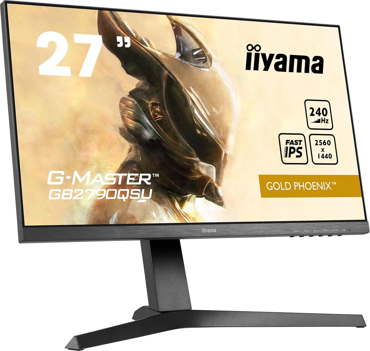 27 Inch Wide Quad HD Gaming Monitor met 240Hz en 1ms Reactietijd