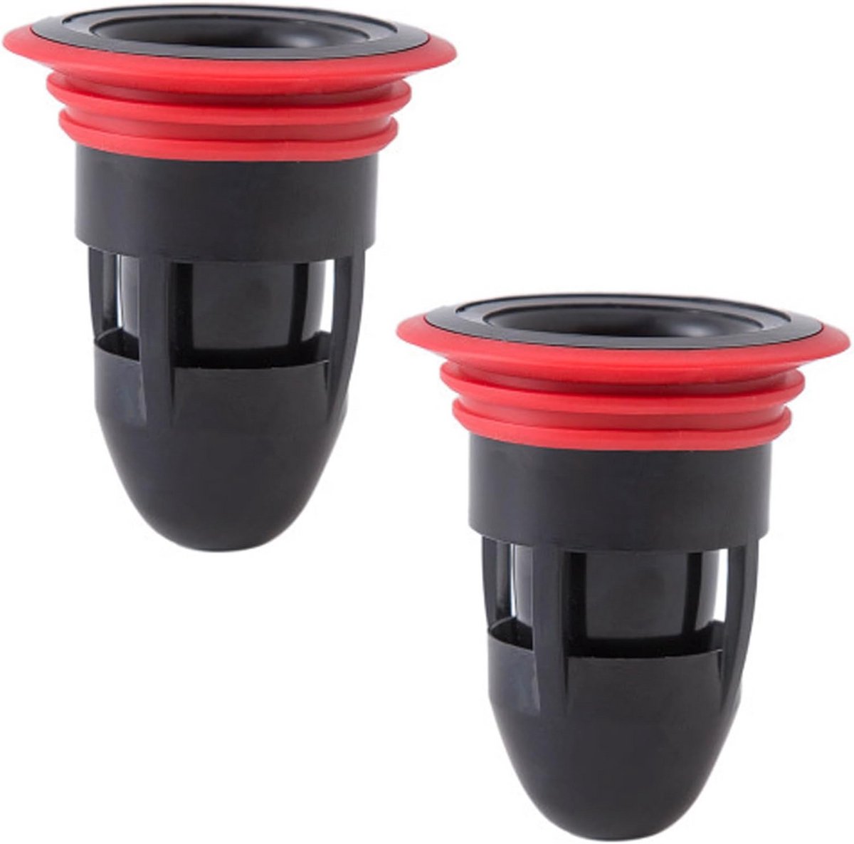 Vloerafvoerkern met geurremmend haarfilter, douchevloer ontstopper, siliconen afvoerplug met terugslagventiel – drainage 41-50 mm
