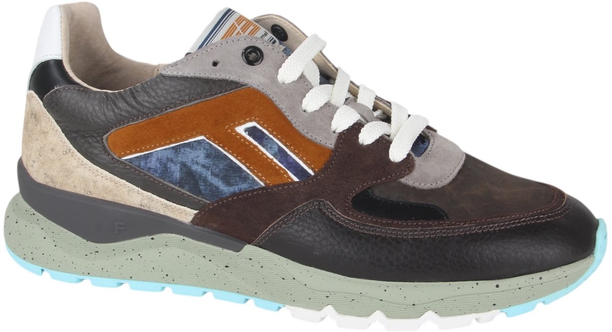 Floris Van Bommel Sfm-10154 De Treener Sneakers - Leer - Heren - Multi - Maat 42⅔