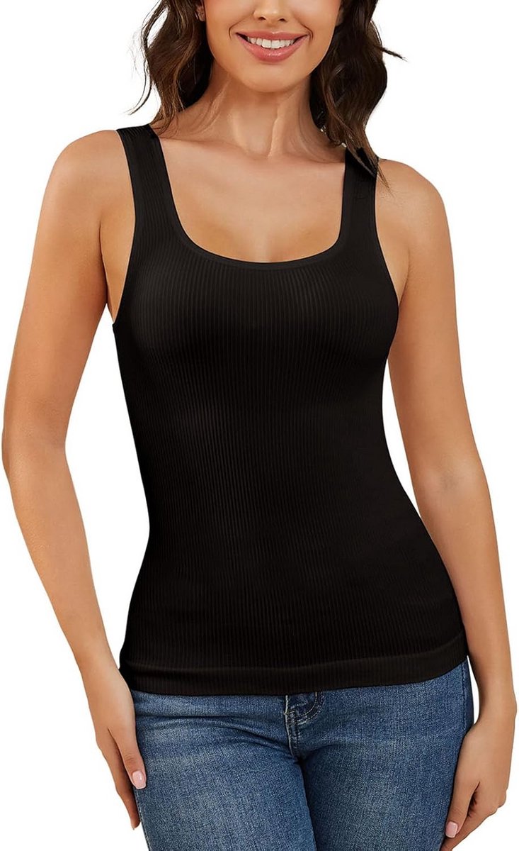 Shapewear onderhemd dames naadloos buikweg vormend tank top shirt