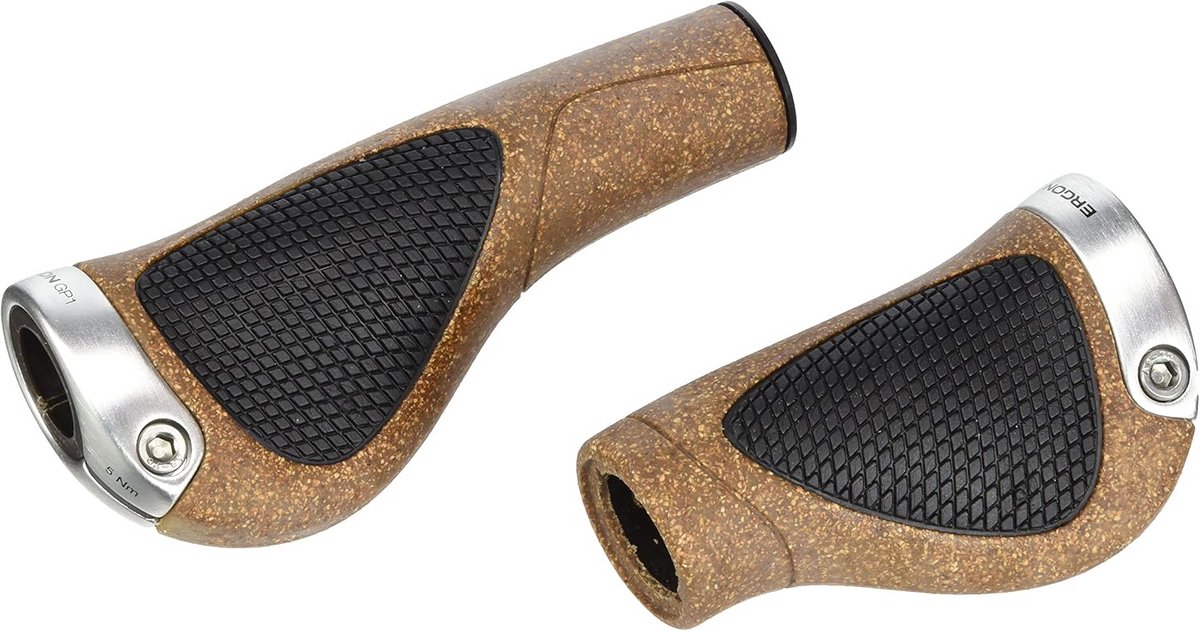 Ergonomische Fietsstuurgrepen Kurk - Comfortabele Handvatten voor Nexus/Rohloff Systemen