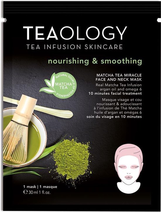 TEAOLOGY - Matcha Tea Miracle Face and Neck Mask - 30 ml