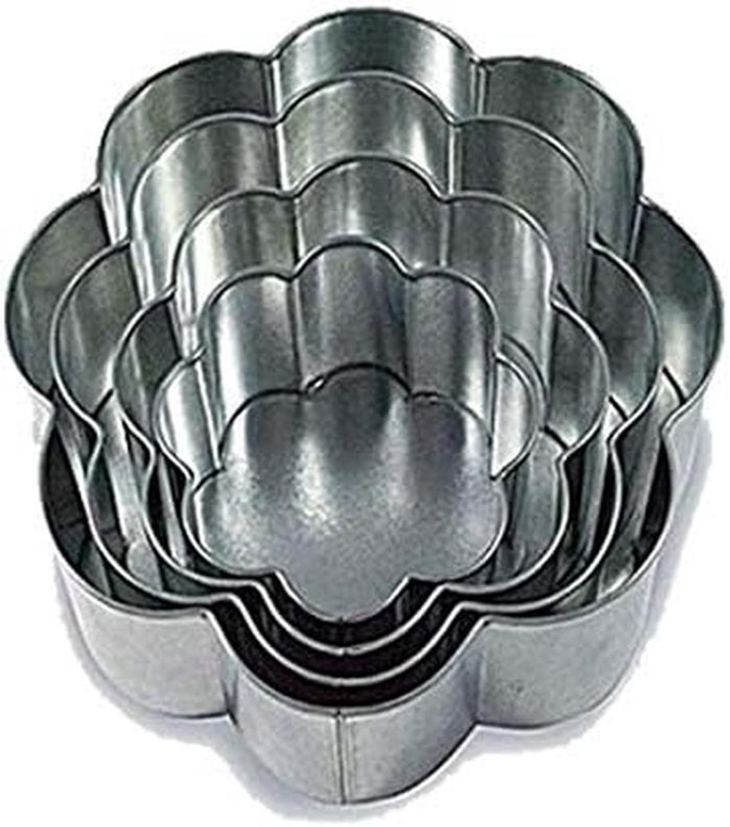 Set van 4 ronde bakvormen voor gelaagde taarten, diverse formaten