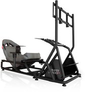 REBBLERS® SIMR 1000GM Sim Racing Cockpit + Gearshift Holder + TV Standaard - Verstelbare Racestoel van Formula naar GT/Rally - Race Simulator - Antraciet