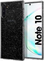 Spigen Liquid Crystal Glitter Samsung Galaxy Note 10 Hoesje - Transparant