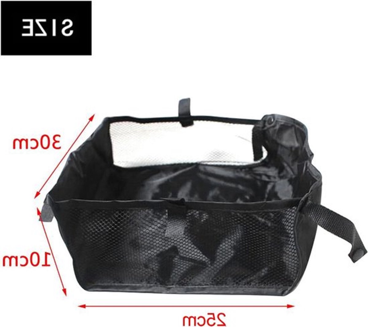 Opbergkoffer voor kinderwagen: Boodschappennet & Organisatietas - Handige accessoire voor kinderwagen of buggy