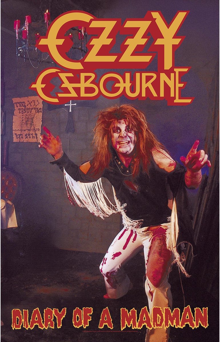 Razamataz Ozzy Osbourne Diary of a Madman - Textiel Poster