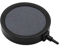 Allecta Luchtsteen 10 cm - Voor aquarium, aquacultuur, vijvers - Poreuze steen schijf met 4 mm/8 mm aansluiting