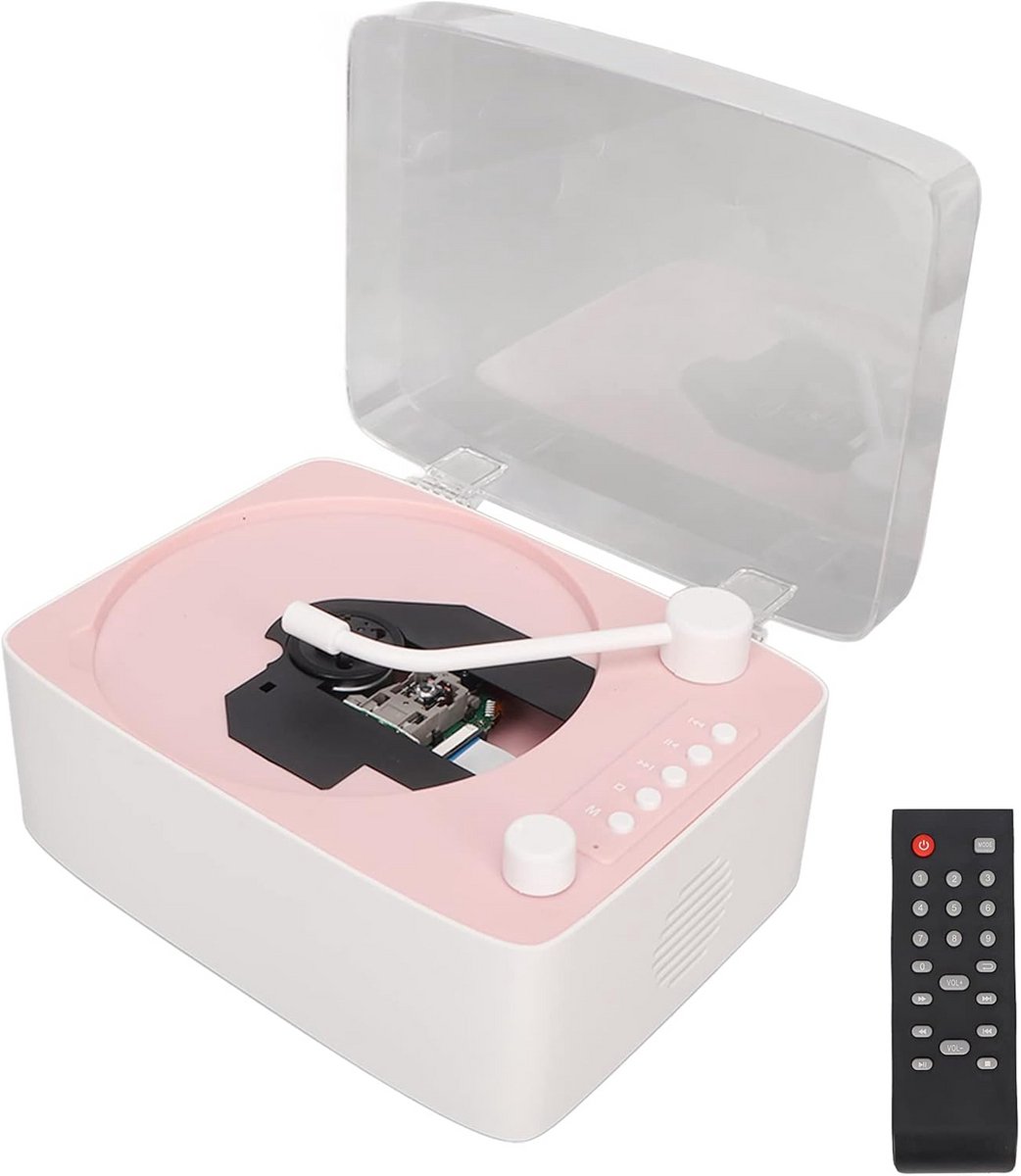 Draagbare CD-speler met HiFi Geluid, Afstandsbediening en USB/AUX Ondersteuning